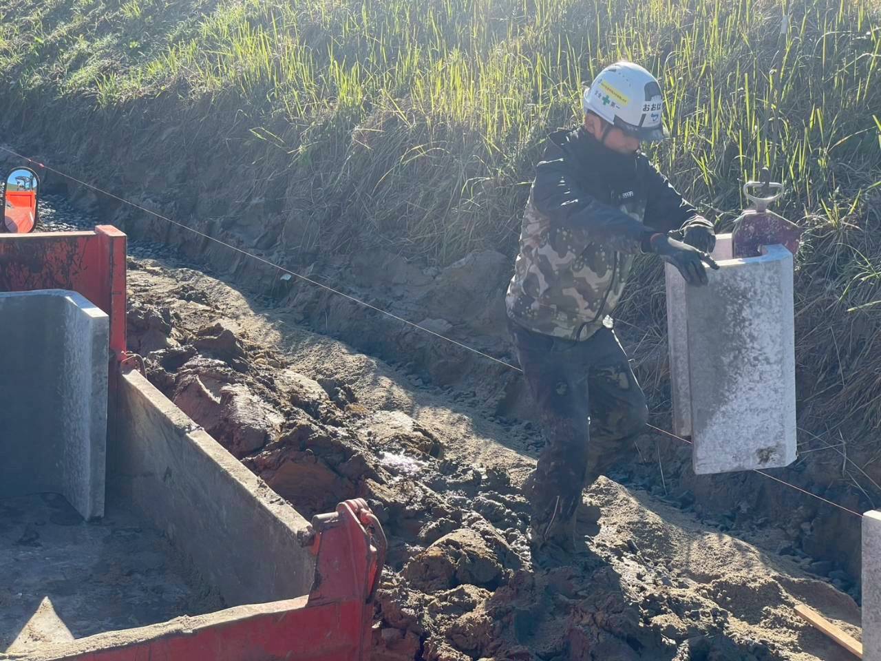 現場到着・朝礼・作業開始